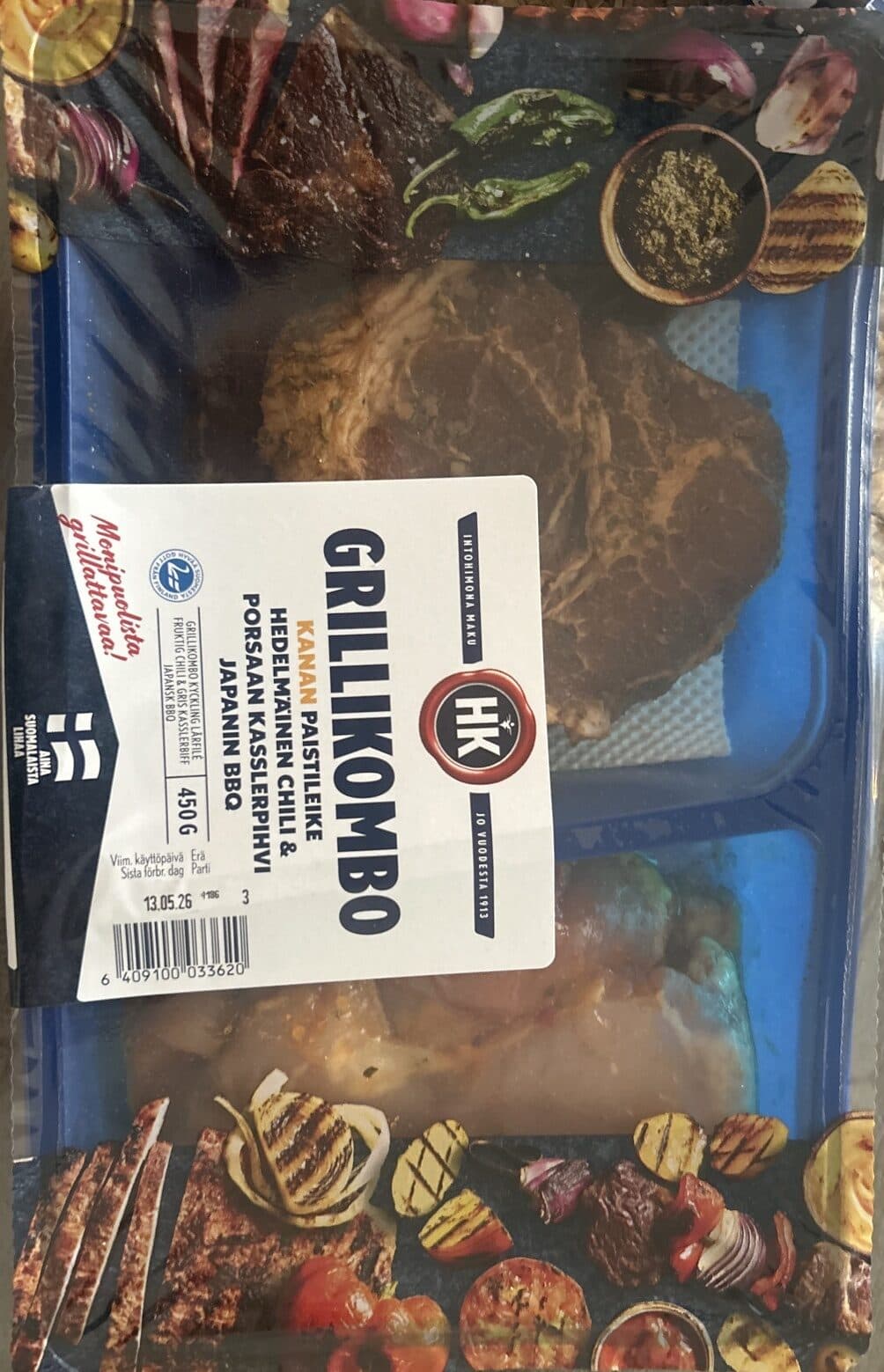 HK Grillikombo: Kanan Paistileike & Porsaan Kassler packshot