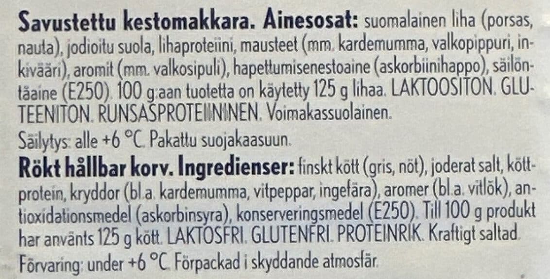 HK Ohuen ohut Ultrakevyt Meetvursti 9% packshot