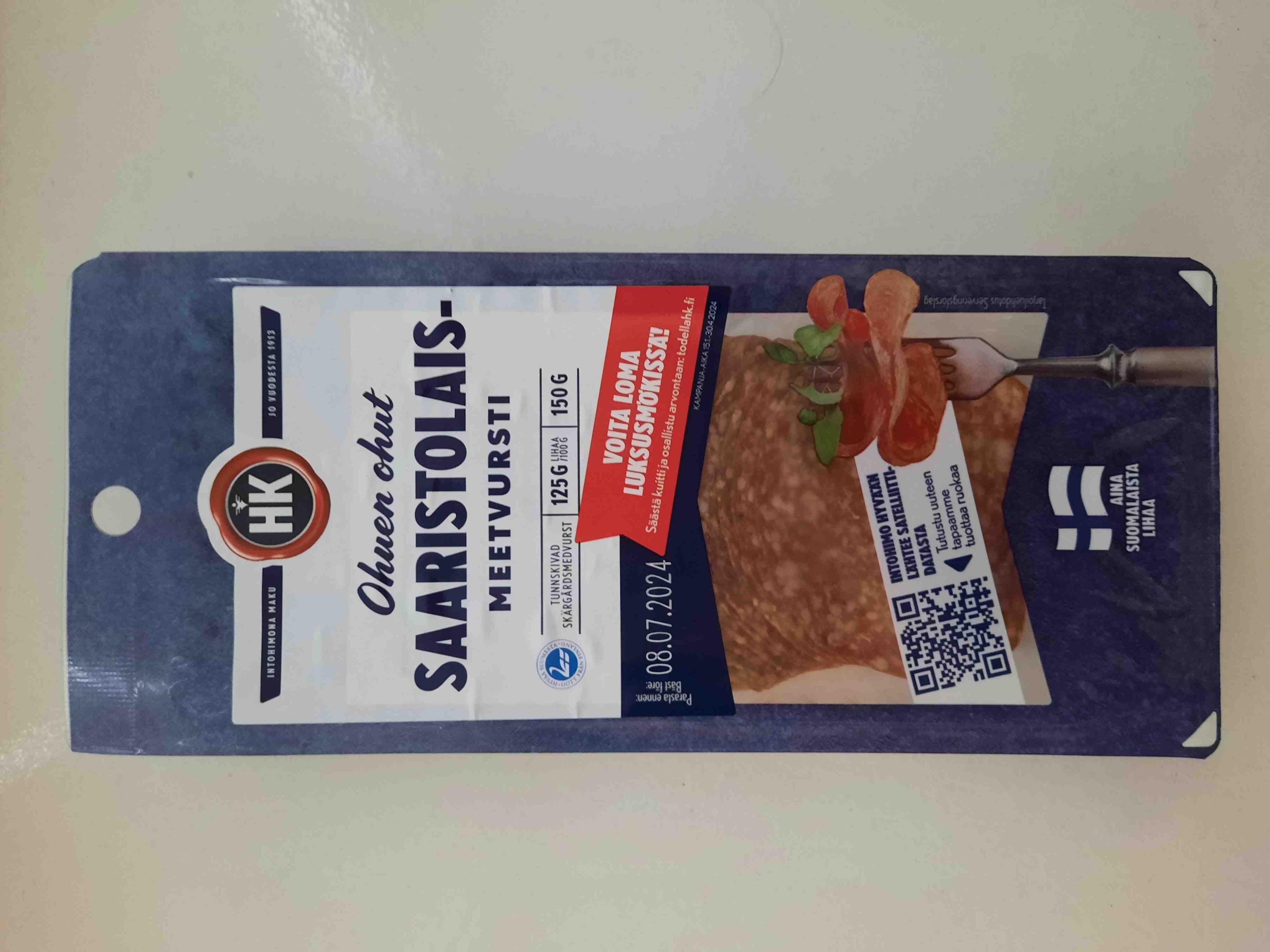 HK Saaristolais-meetvursti packshot