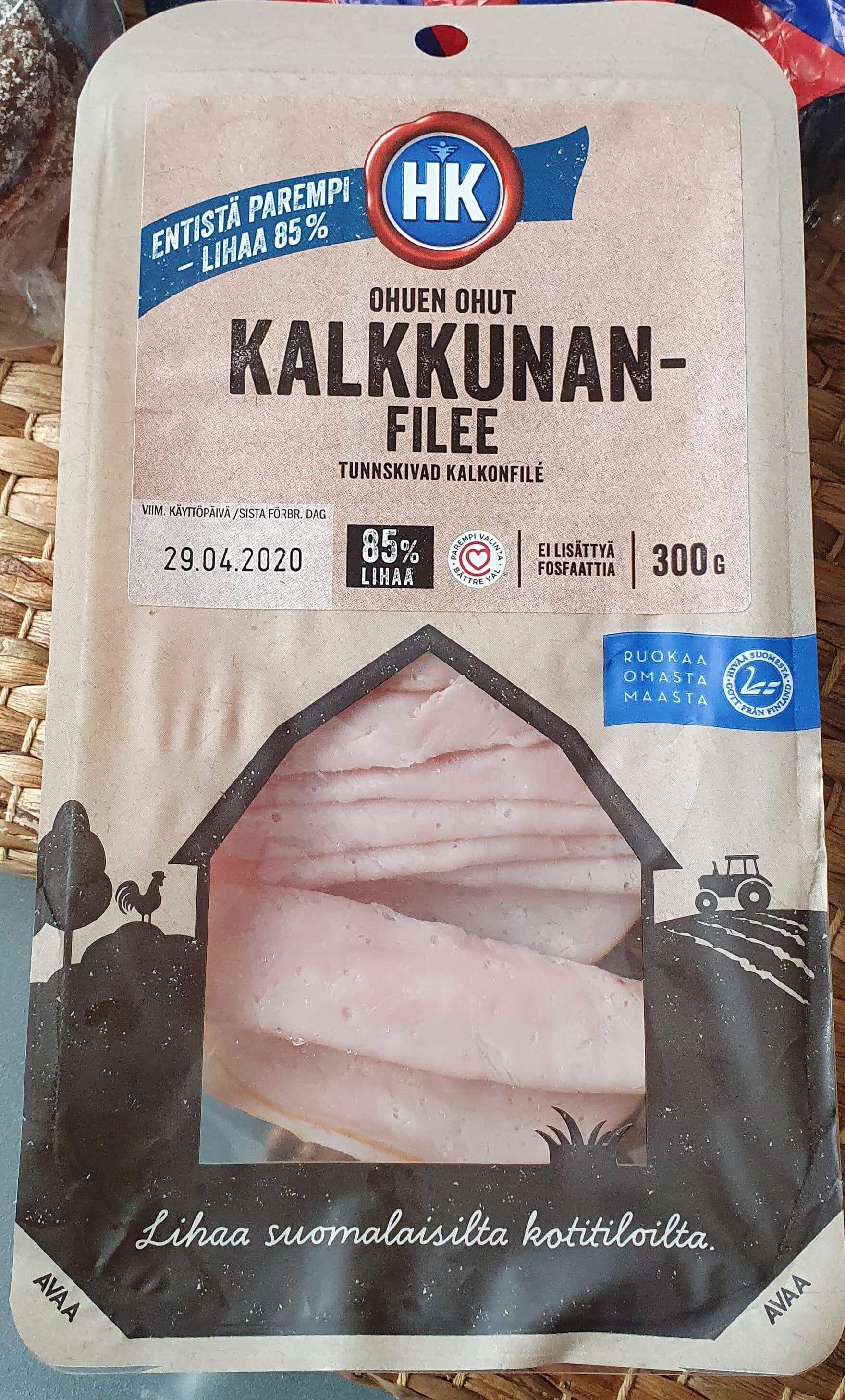 HK Kalkkunanfilee Ohuen Ohut packshot
