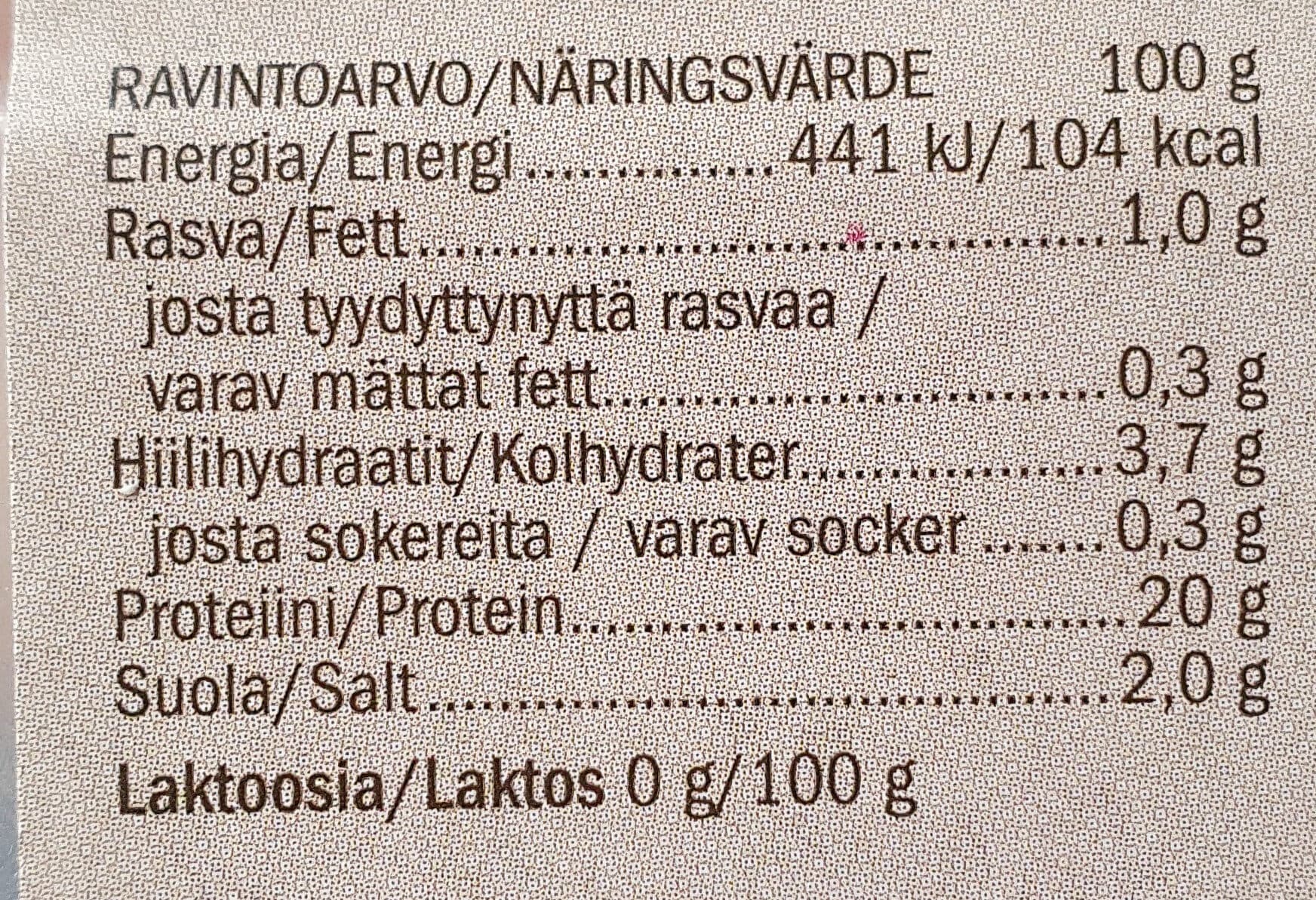 HK Kalkkunanfilee Ohuen Ohut packshot
