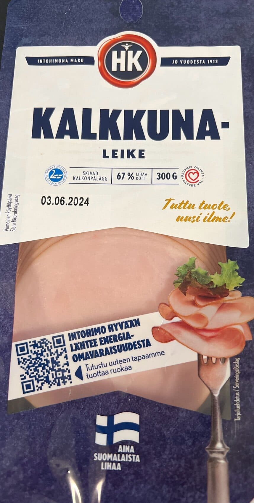 HK Kalkkunaleike packshot
