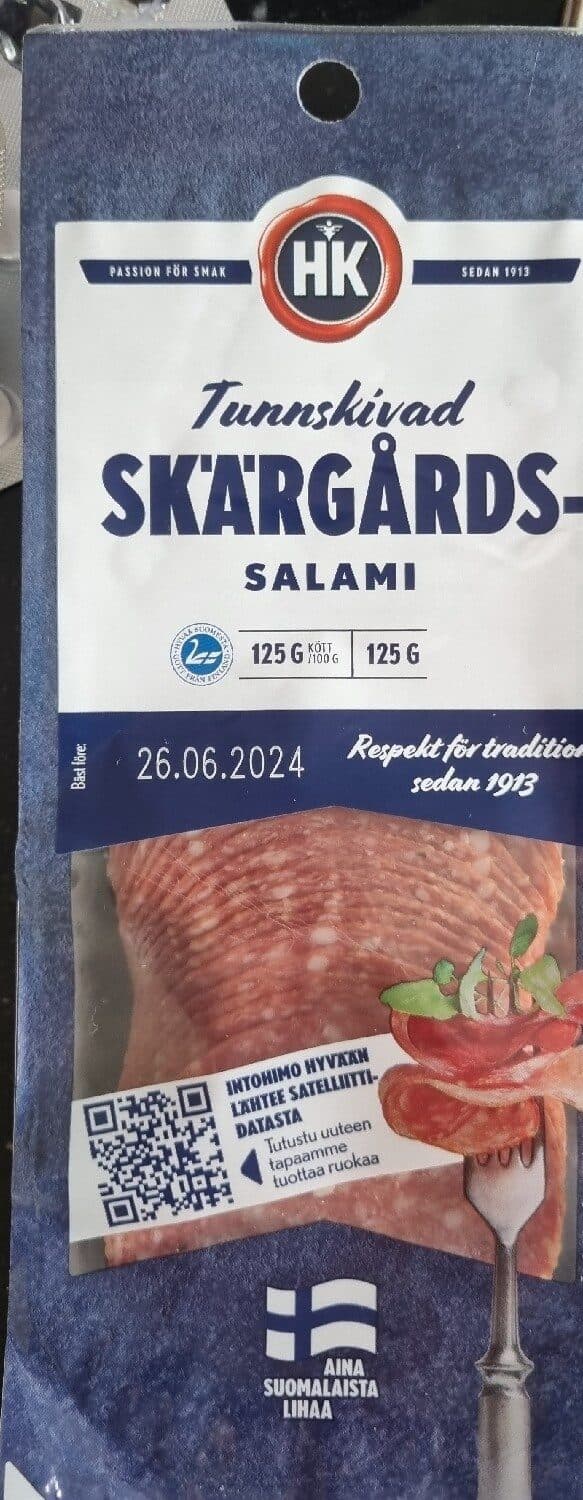 HK Skärgårds Salami packshot