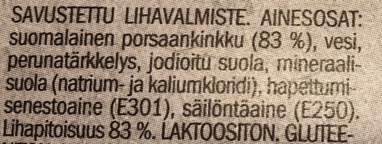 HK Ohuen Ohut Ylikypsä saunapalvikinkku packshot