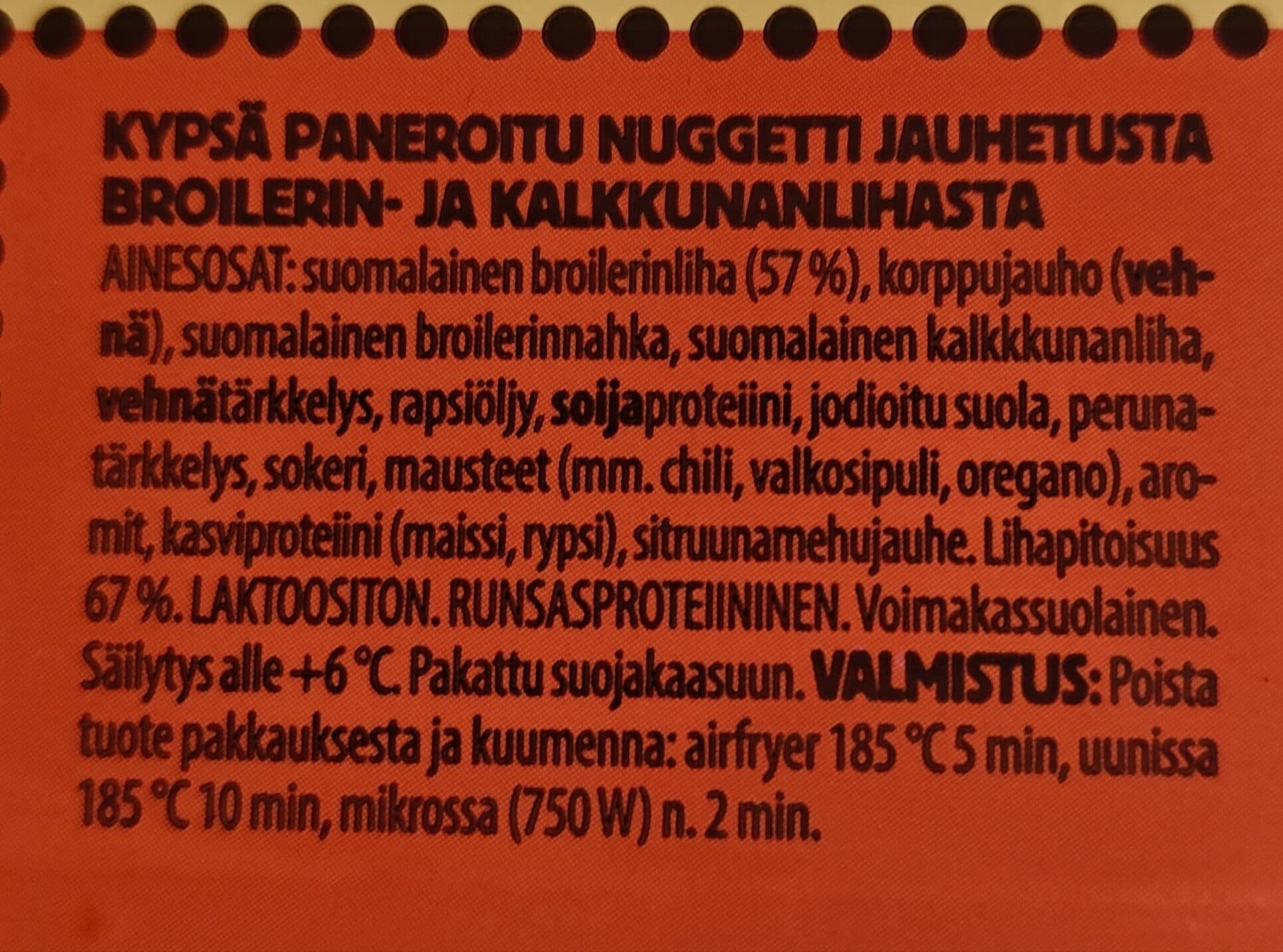 Kariniemen Liekki Nugetit packshot