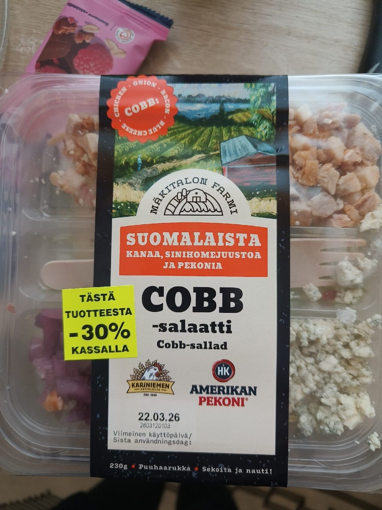 Mäkitalon Farmi Cobb Salaatti packshot