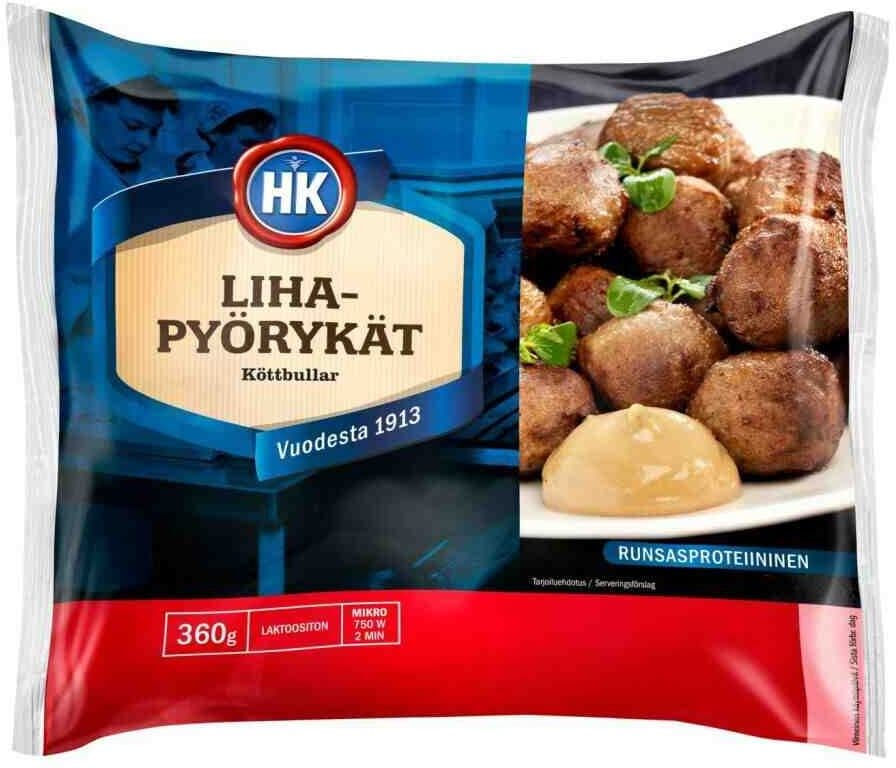 HK Lihapyörykät packshot