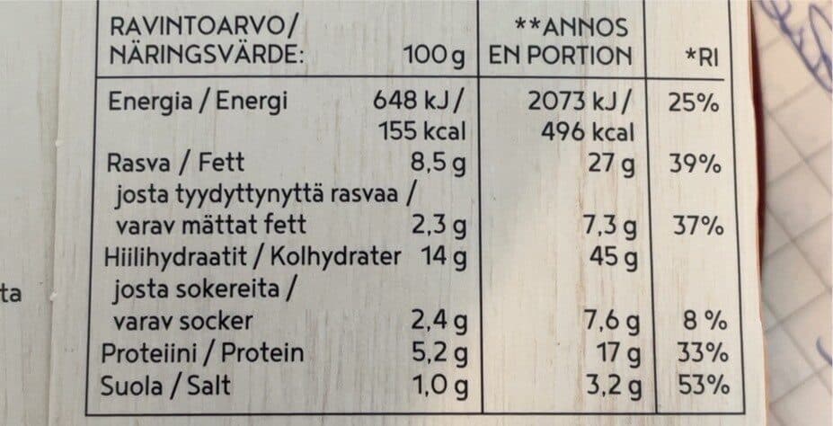 Via Chicken tikka masala packshot