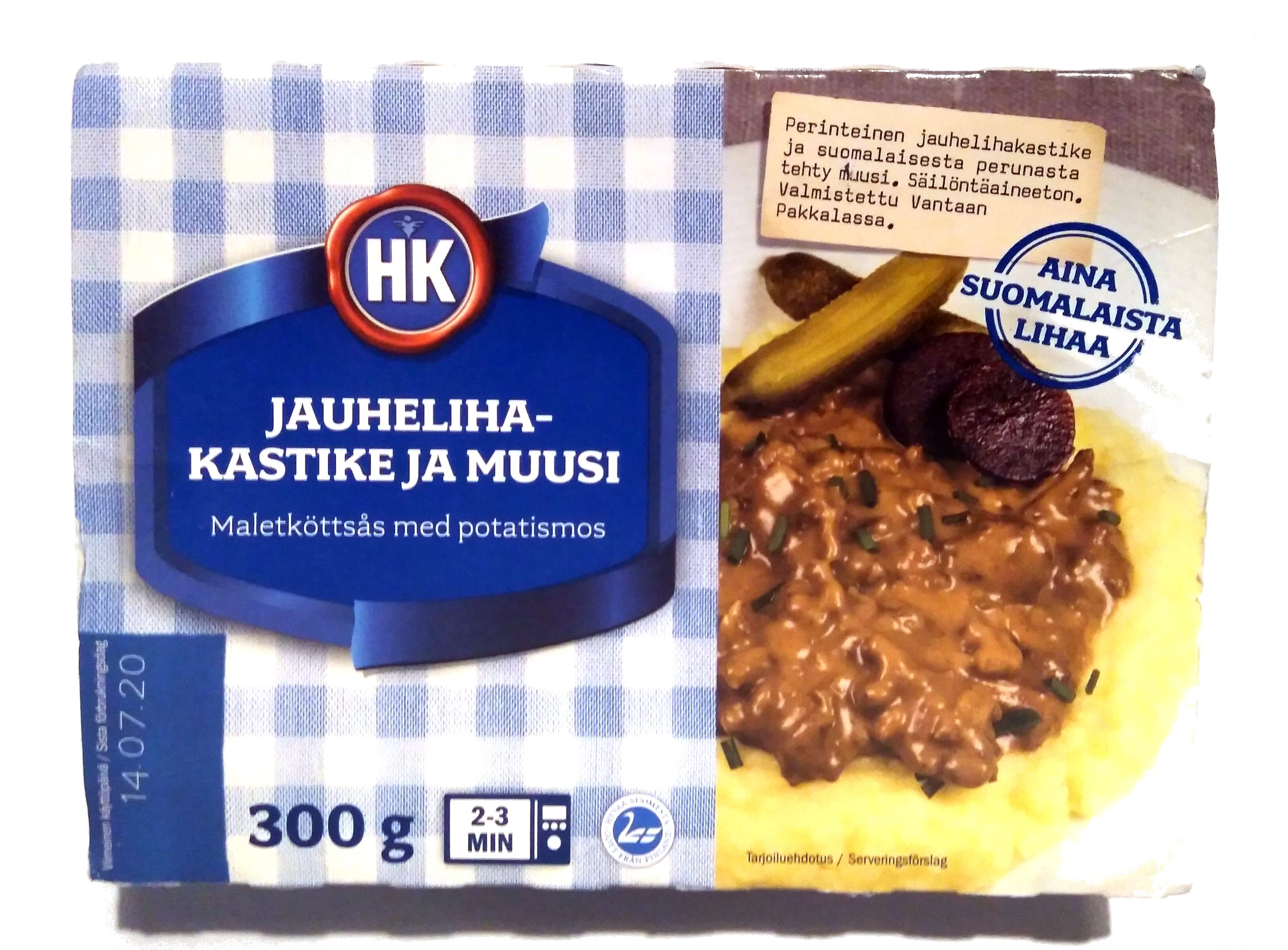 HK Jauhelihakastike ja muusi packshot