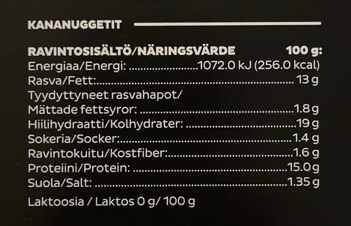 Pouttu Nopeat Kananuggetit packshot