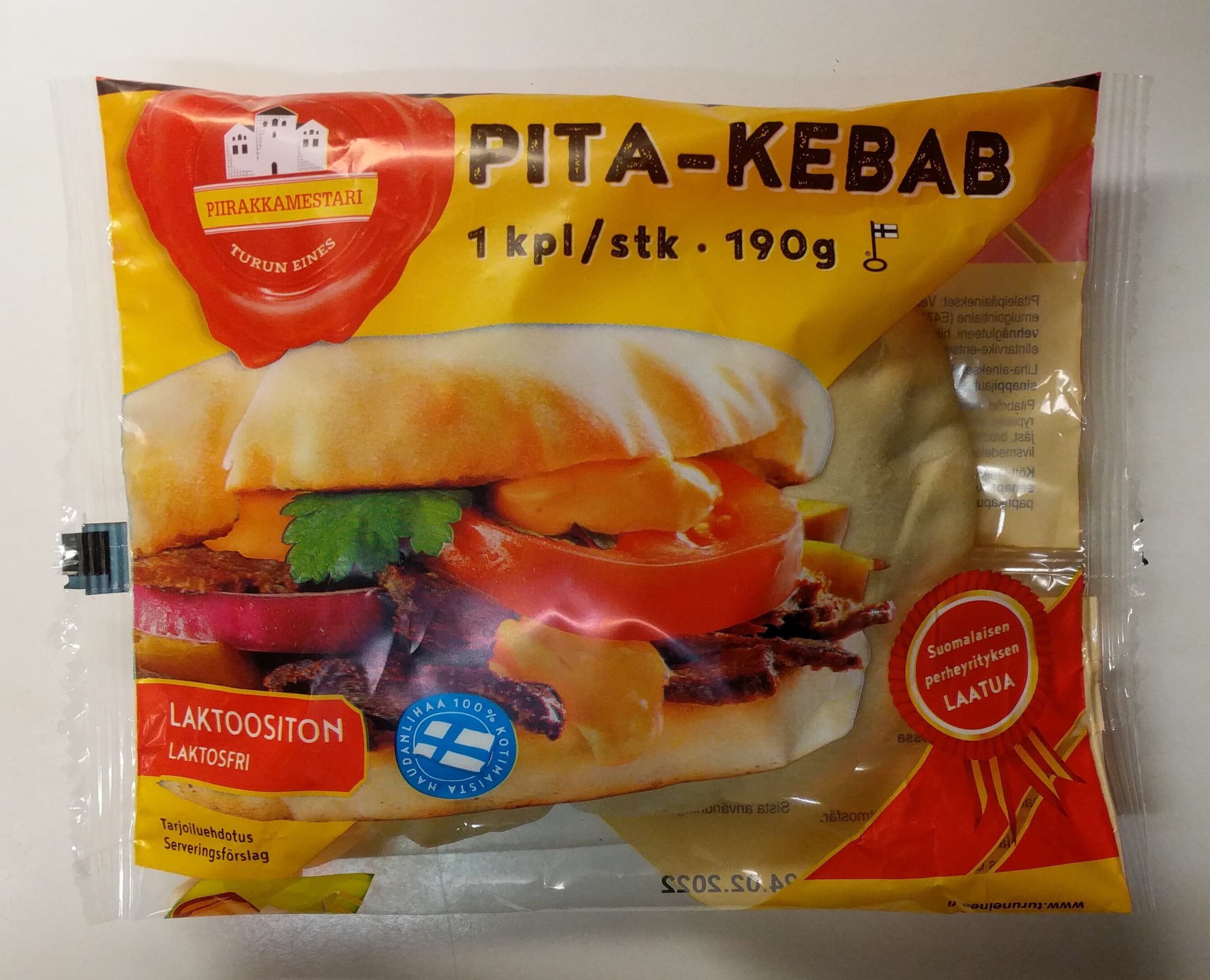 Piirakkamestari Pita-kebab packshot