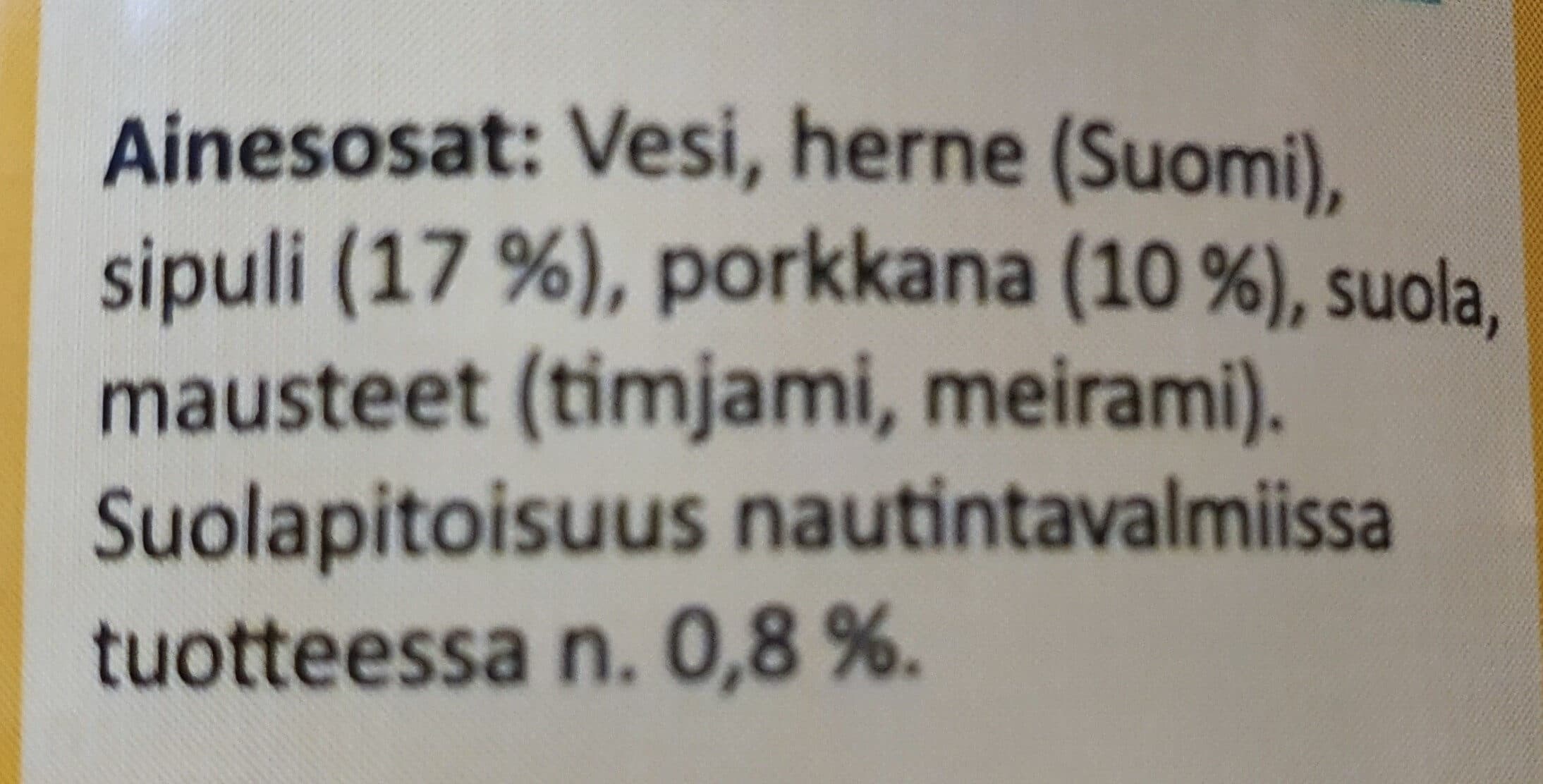 Jalostaja Kasvishernekeitto packshot