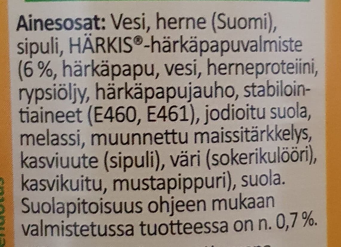Jalostaja Härkis-hernekeitto packshot
