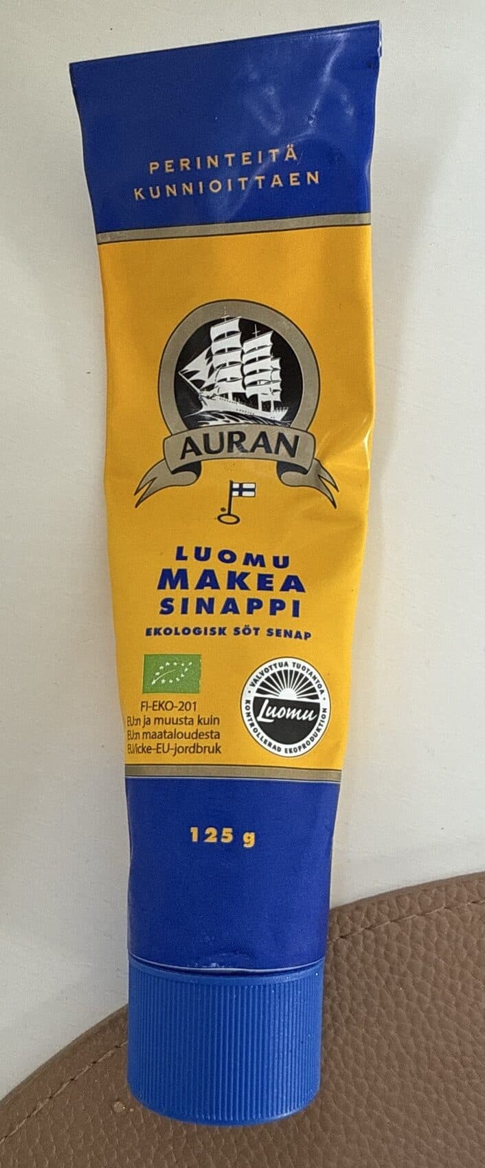 Auran Luomu Makea Sinappi packshot