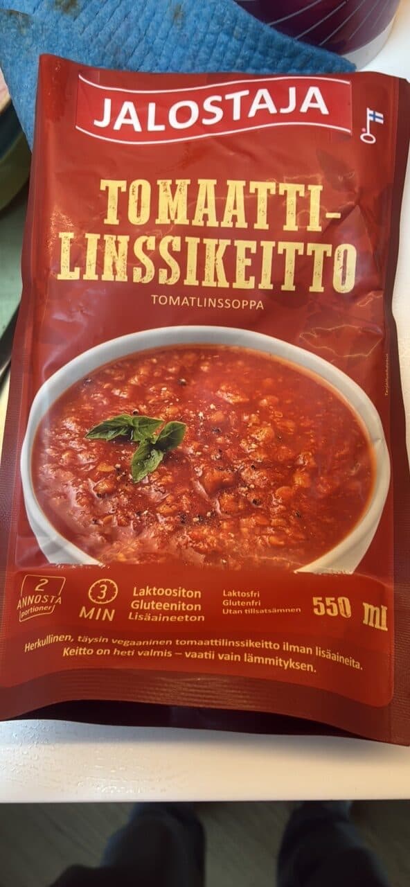 Jalostaja Tomaattilinsikeitto packshot
