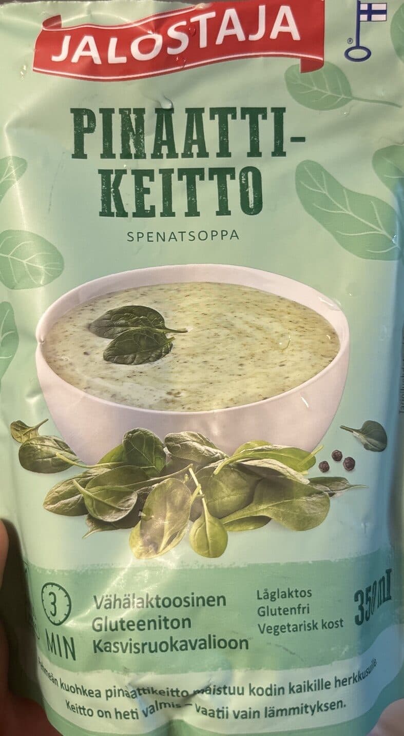Jalostaja Pinaattikeitto packshot