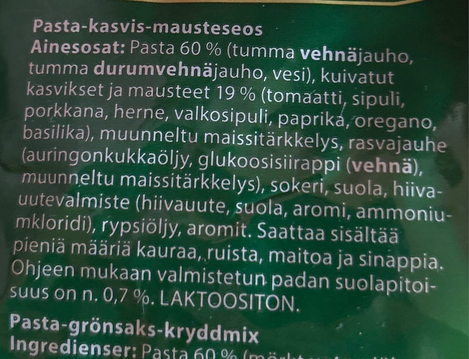 jalostaja Tumma italian pata packshot