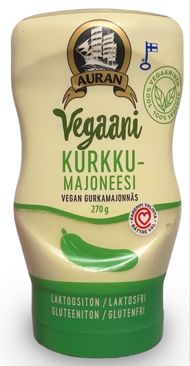 Auran Vegaani Kurkkumajoneesi packshot