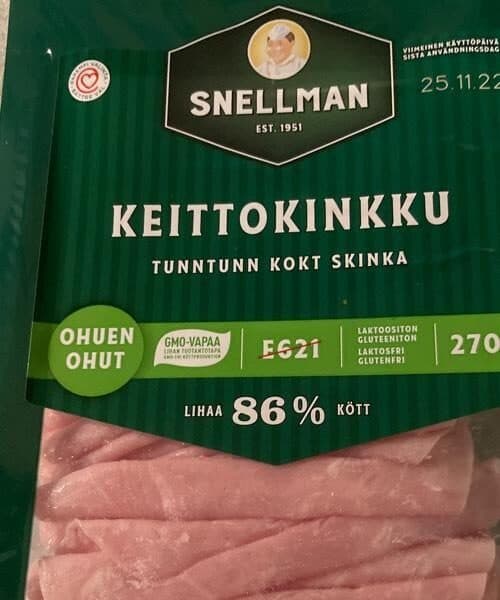 Snellmann Keittokinkku packshot