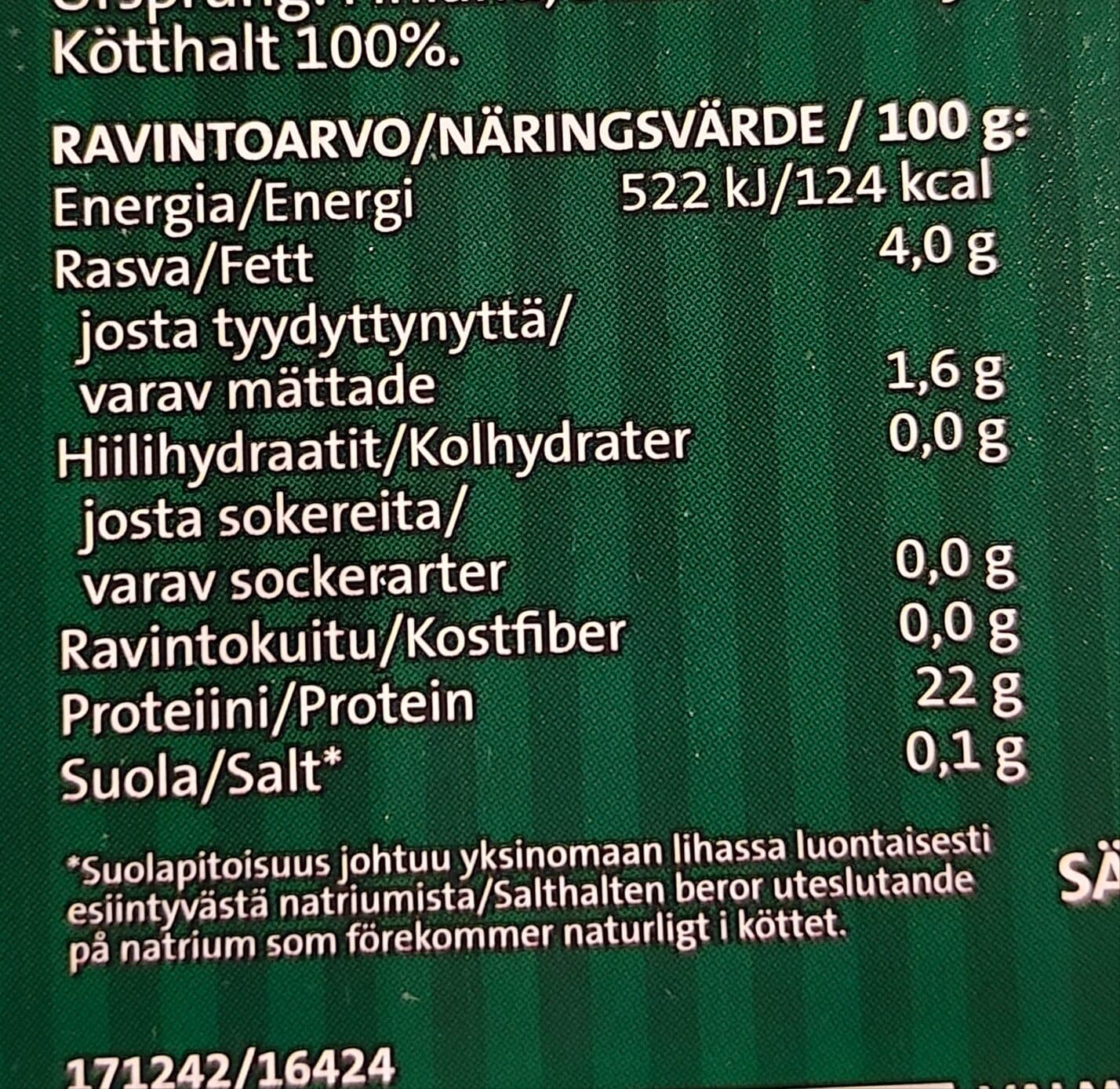 Snellman Naudan Lehtipihvi Ulkofileestä packshot