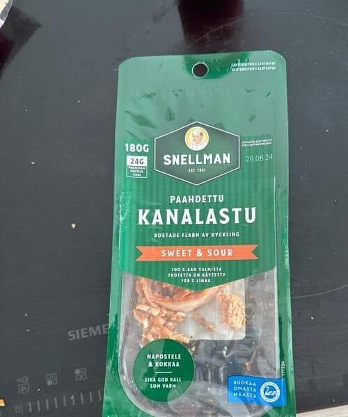 Snellman Paahdettu kanalastu packshot