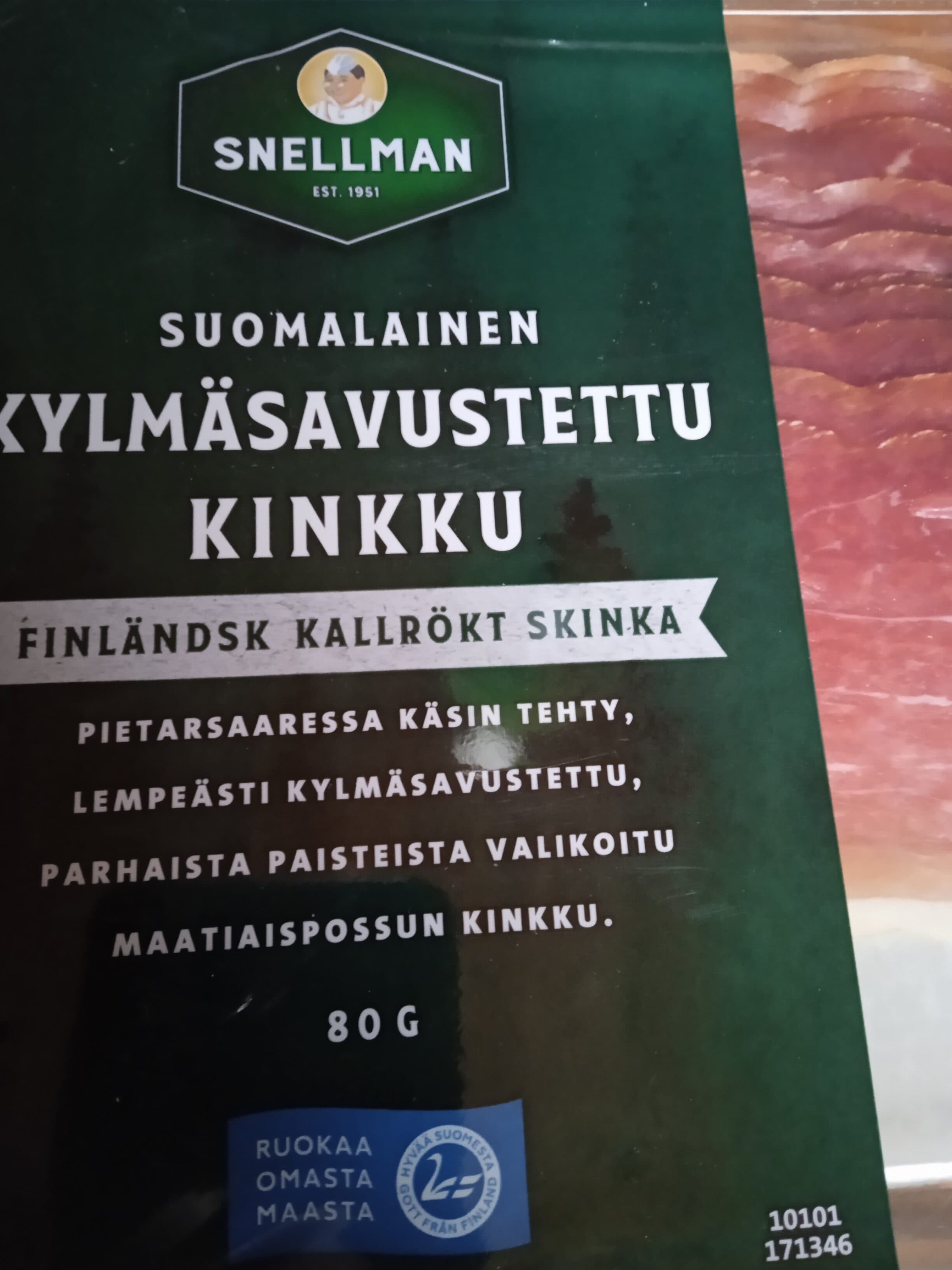 Snellman Kylmäsavustettu Kinkku packshot