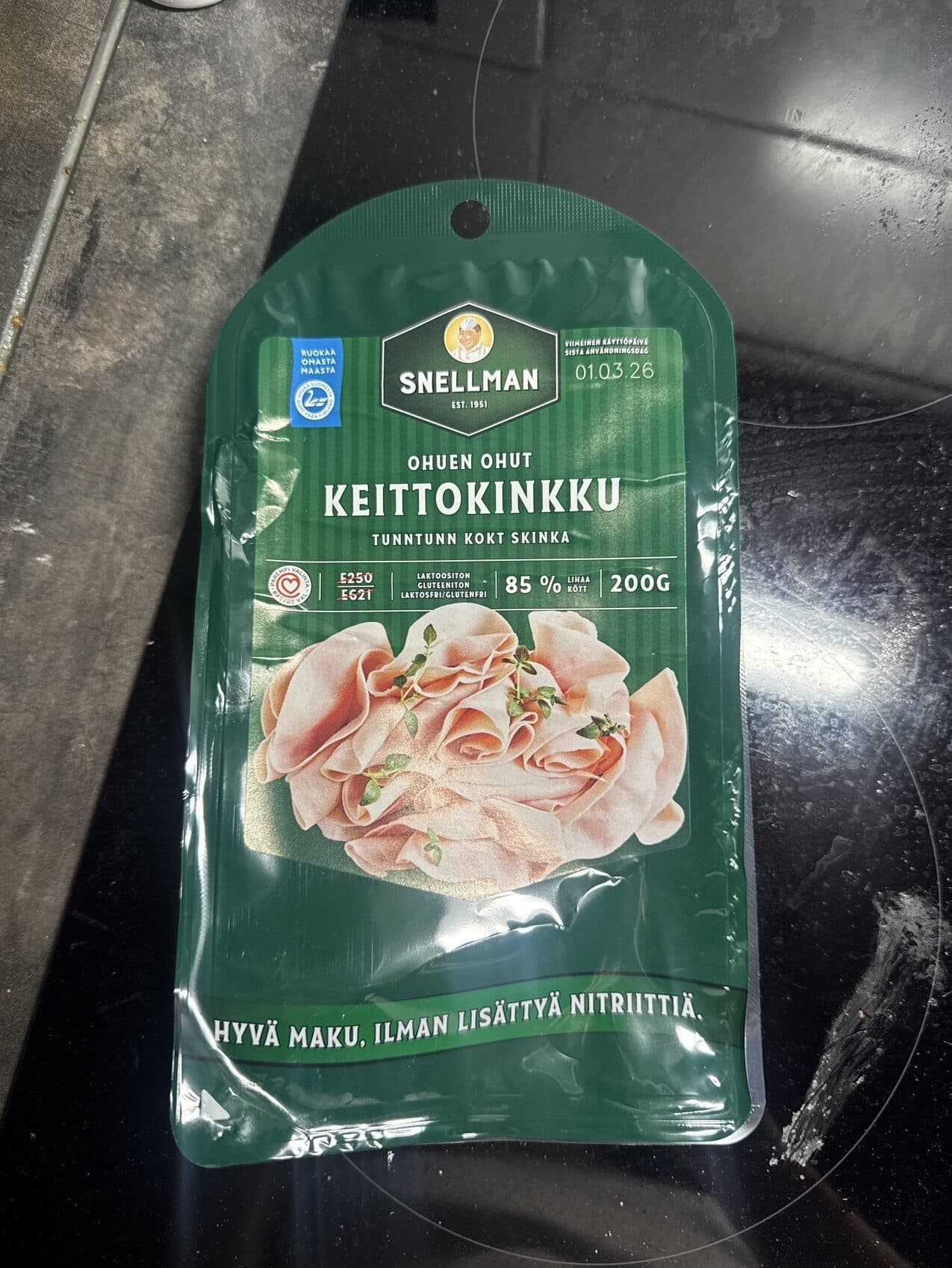 Snellman Ohuen ohut keittokinkku packshot