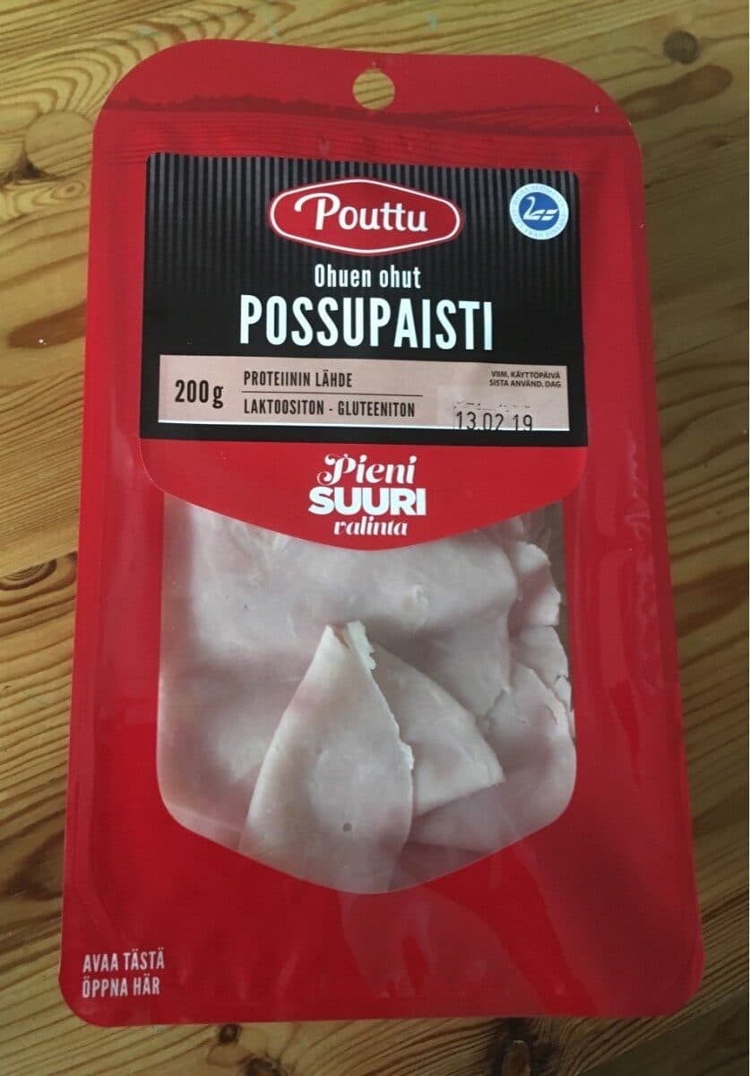 Pouttu Ohuen ohut possupaisti packshot