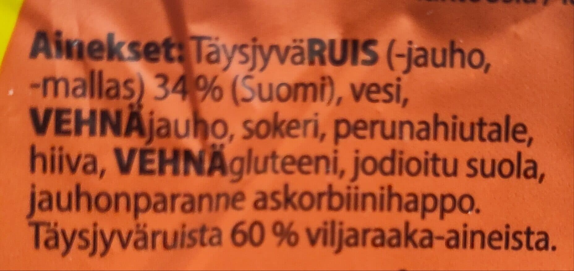 Rosten Ruisrokit, klassikko packshot