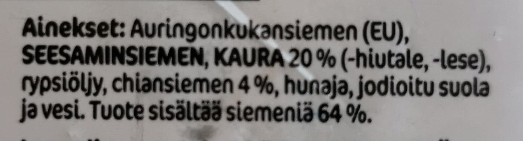 Rosten Siemennäkkileipä, Kaura&Chia packshot
