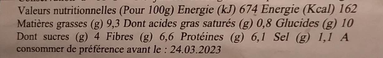 Open Food Facts Boulettes veggies betterave et graines packshot