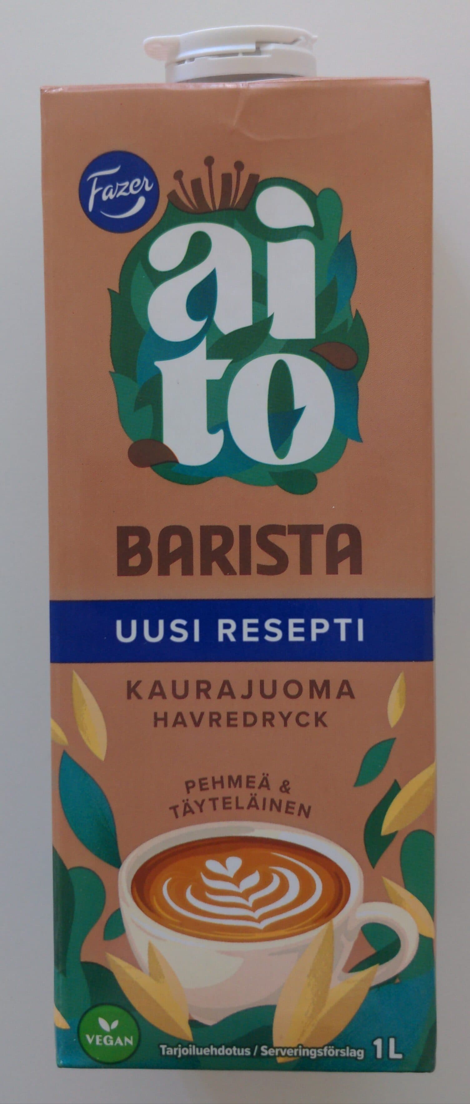 Fazer Kaurajuoma barista packshot