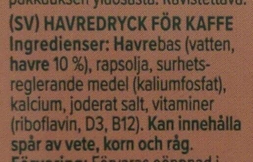 Fazer Kaurajuoma barista packshot