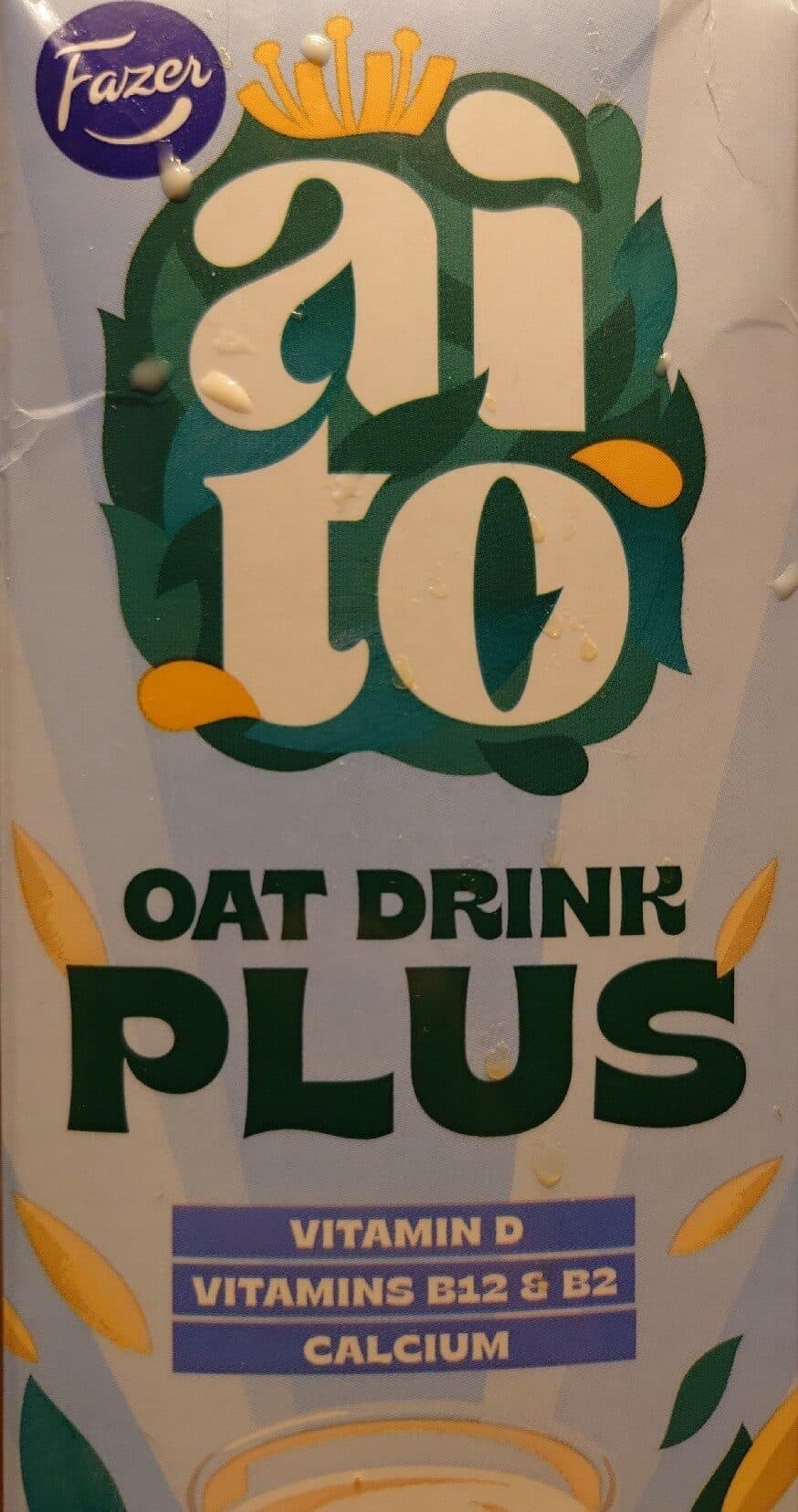 Fazer Aito Oat Drink Plus packshot
