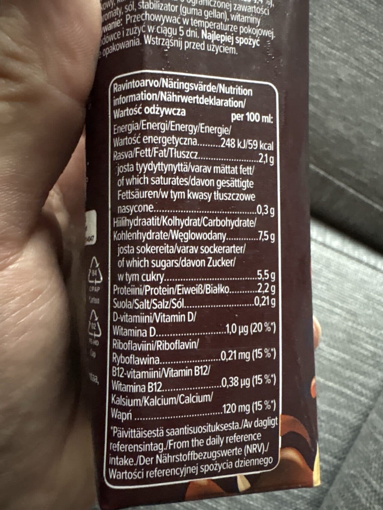 Fazer Choco Oat Drink packshot