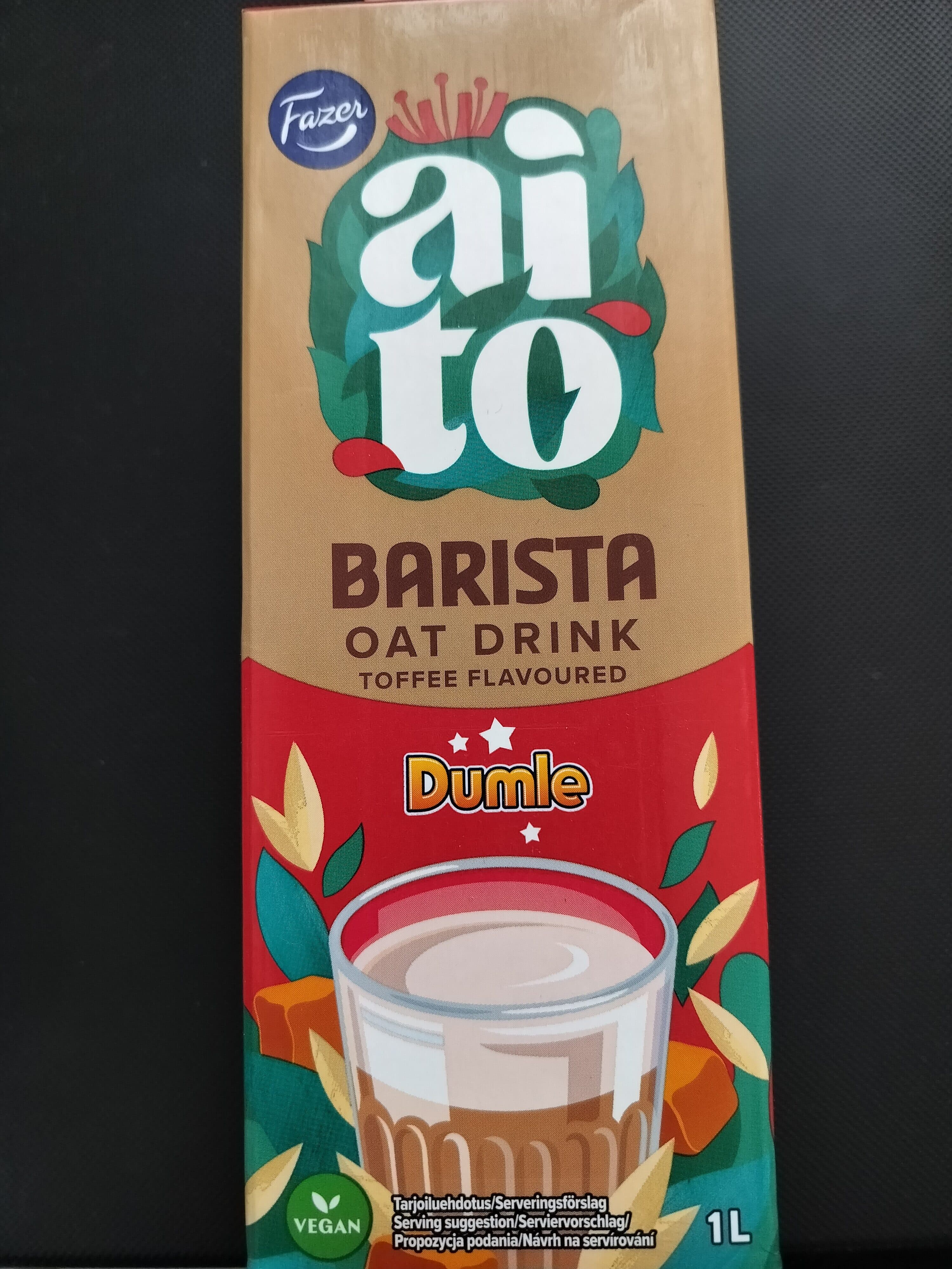 Fazer Aito Barista Oat Drink Toffee Flavoured packshot
