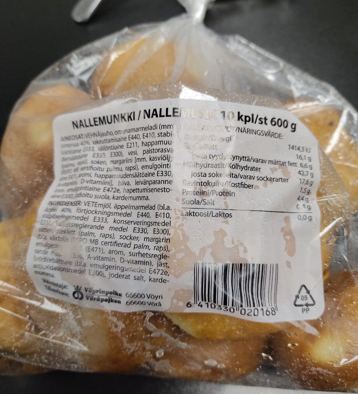 Vöråpojken Nallemunk packshot