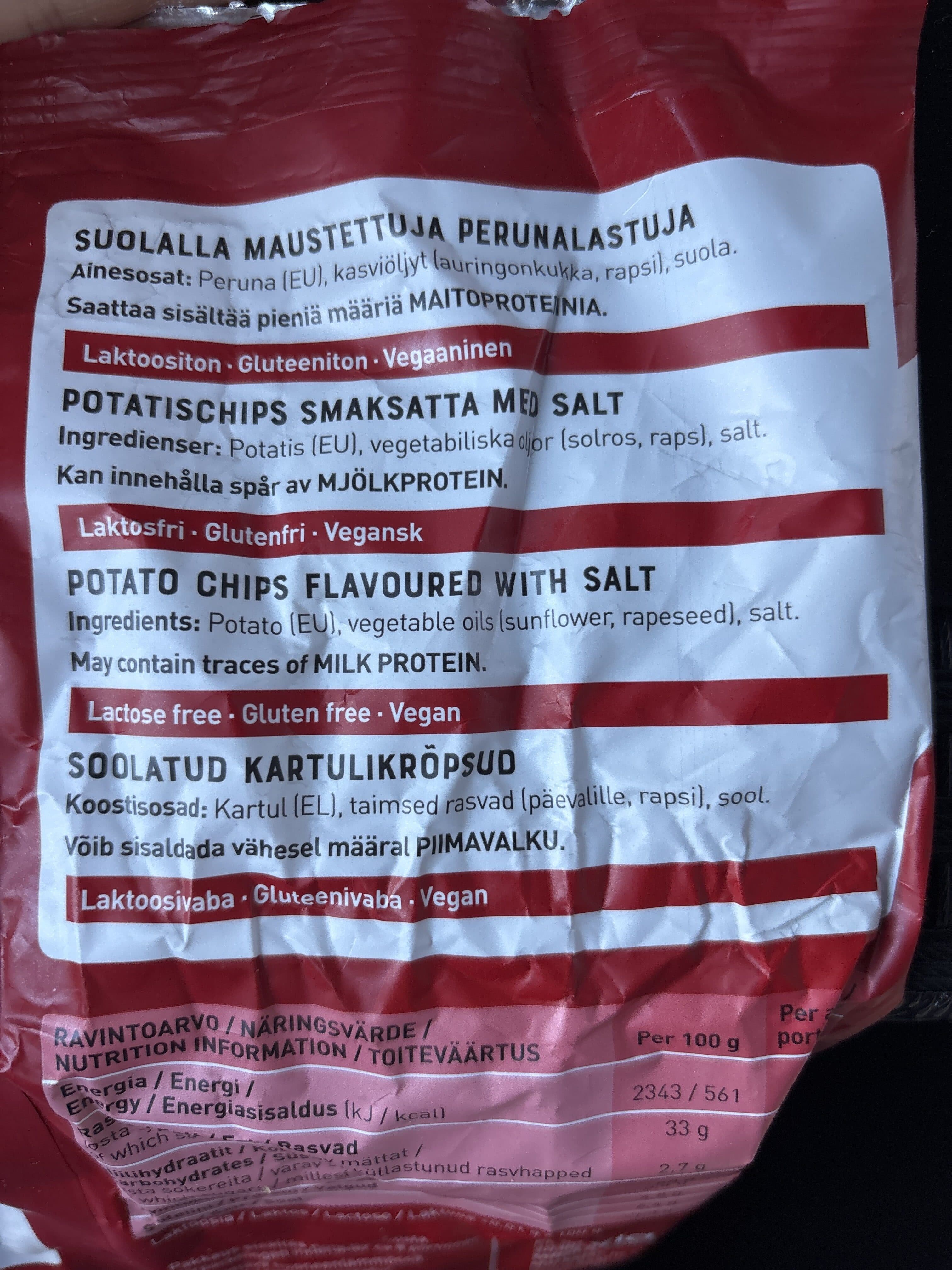 TAFFEL SIPS The Original Potato Chips packshot
