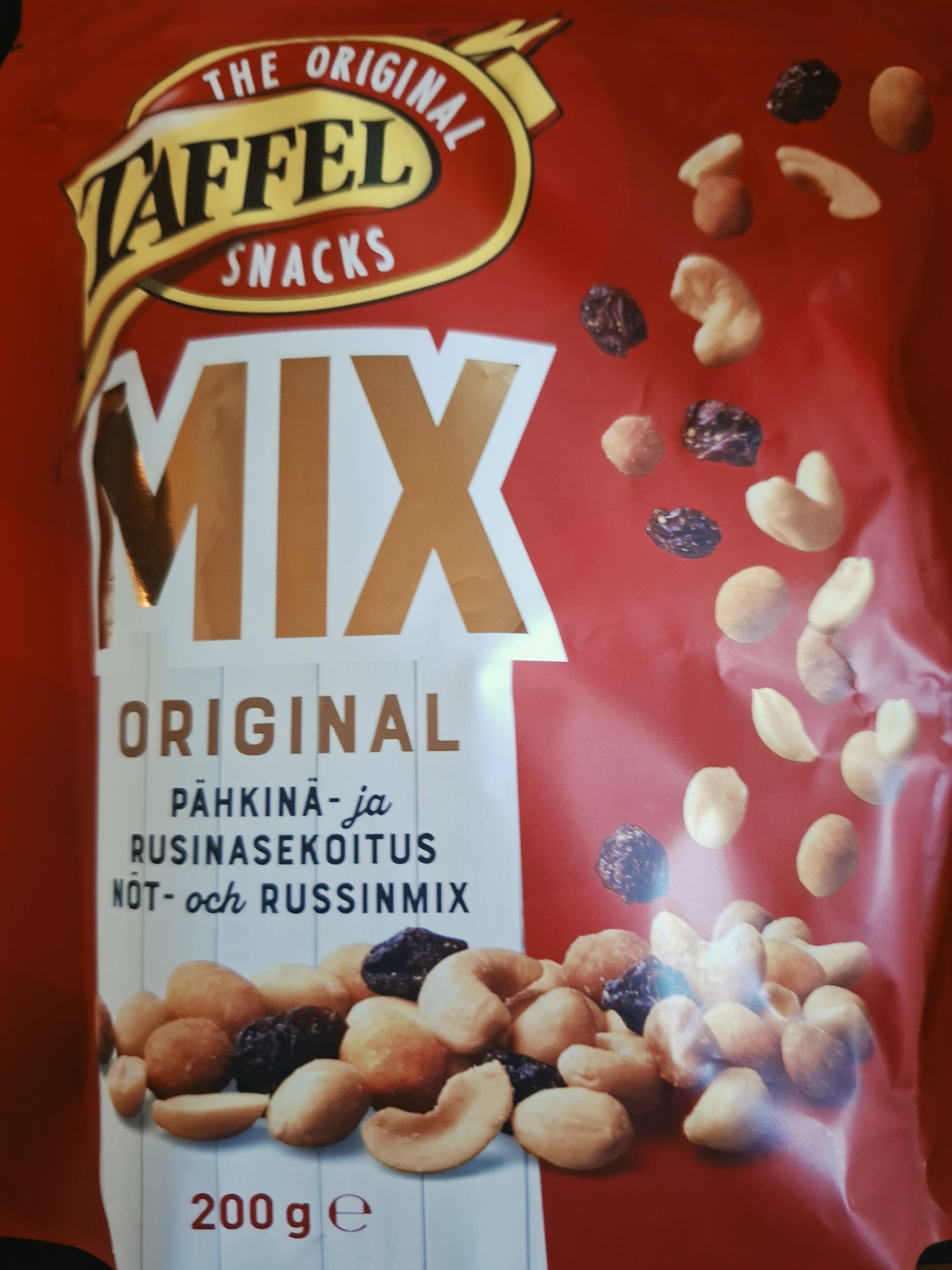 Taffel Mix Origina - Pähkinä ja Rusinasekoitus packshot