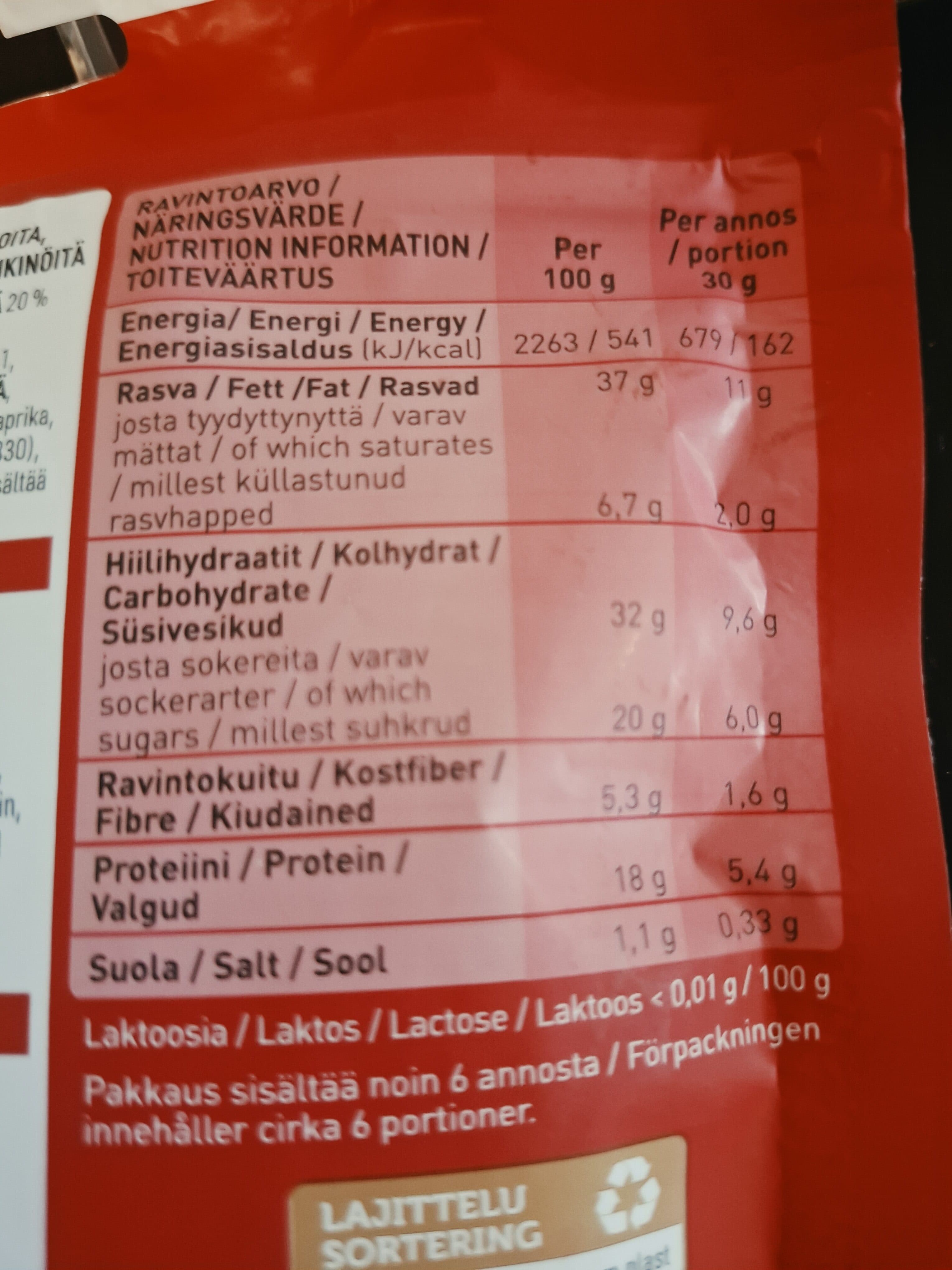 Taffel Mix Origina - Pähkinä ja Rusinasekoitus packshot