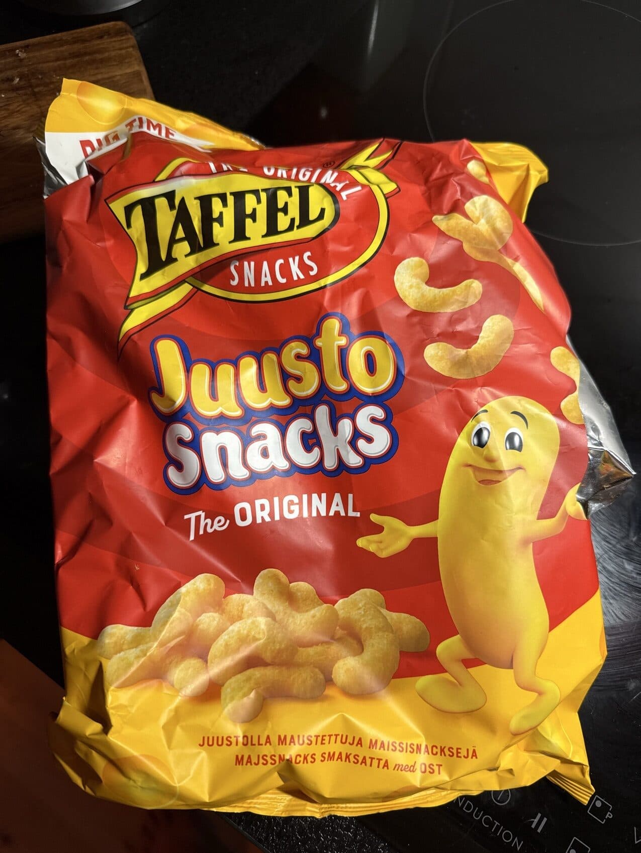 Taffel Juusto snacks packshot