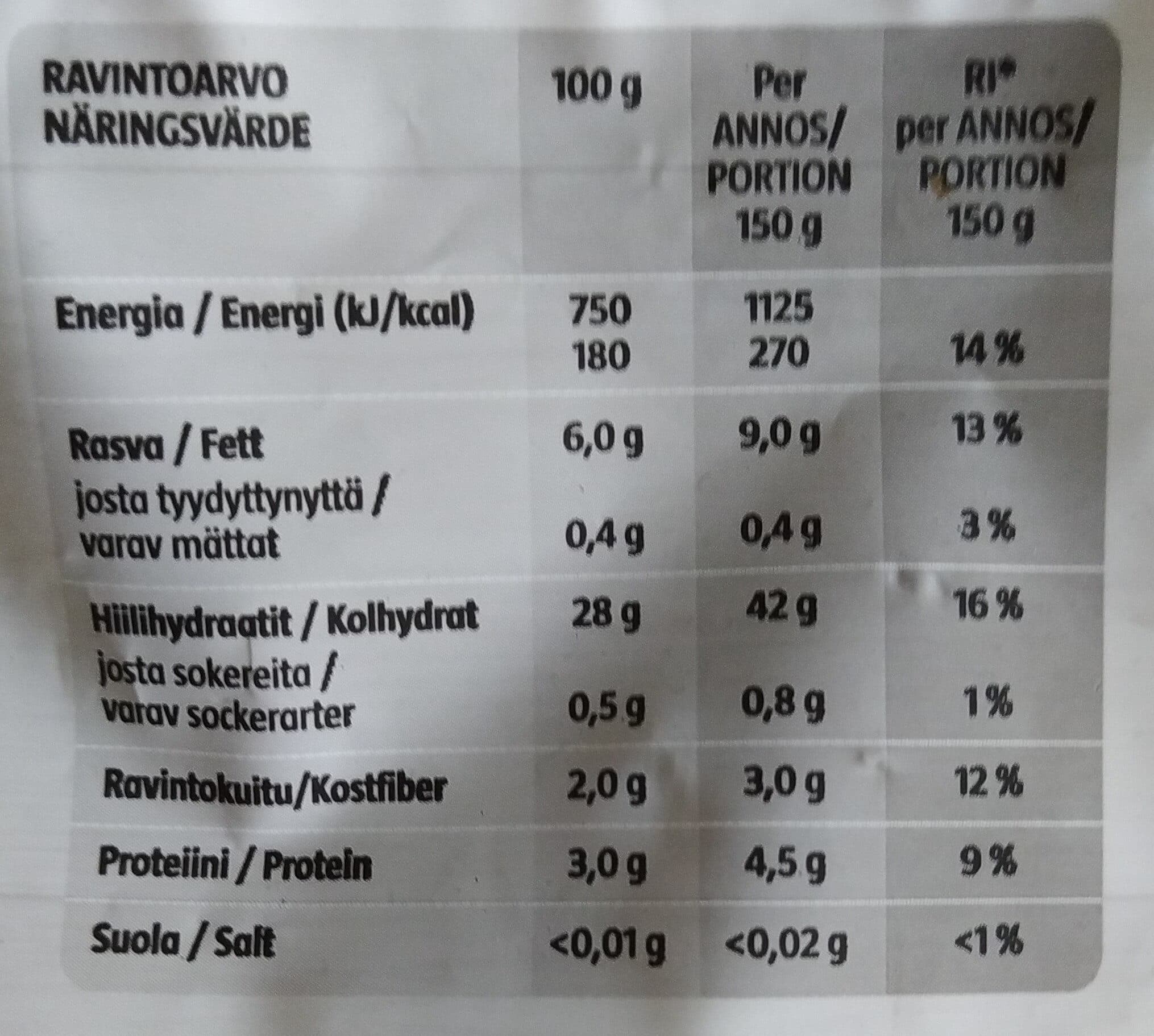 Oolannin Uunirapeat ranskanperunat packshot