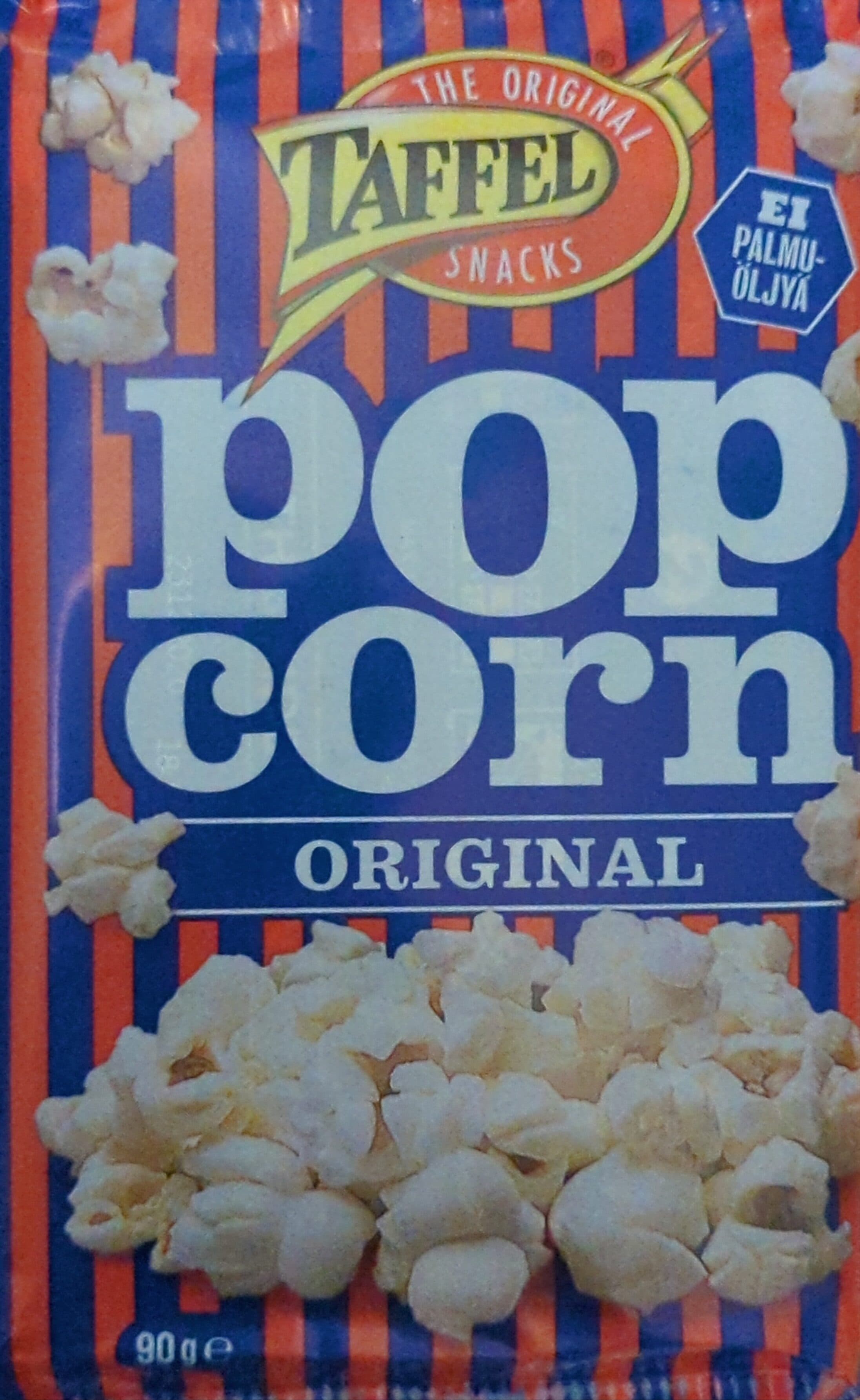 Taffel Pop corn Original packshot