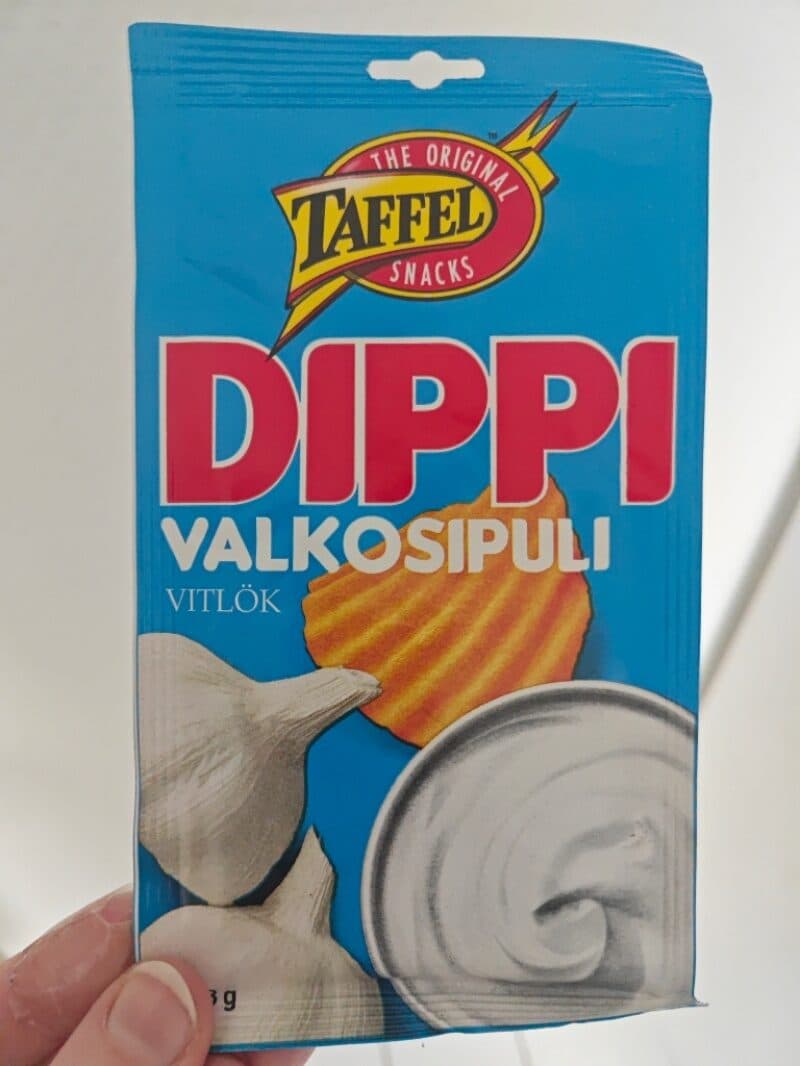 Taffel Dippi valkosipuli/vitlök packshot