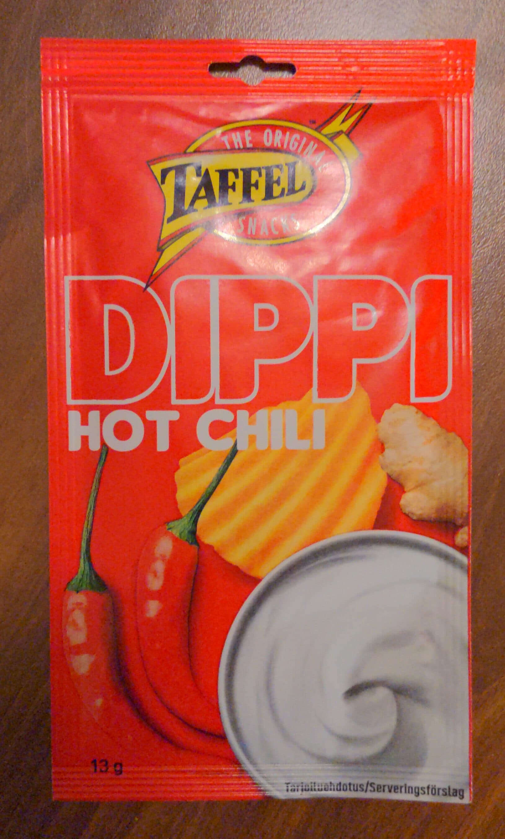 Taffel Hot Chili Dippi packshot