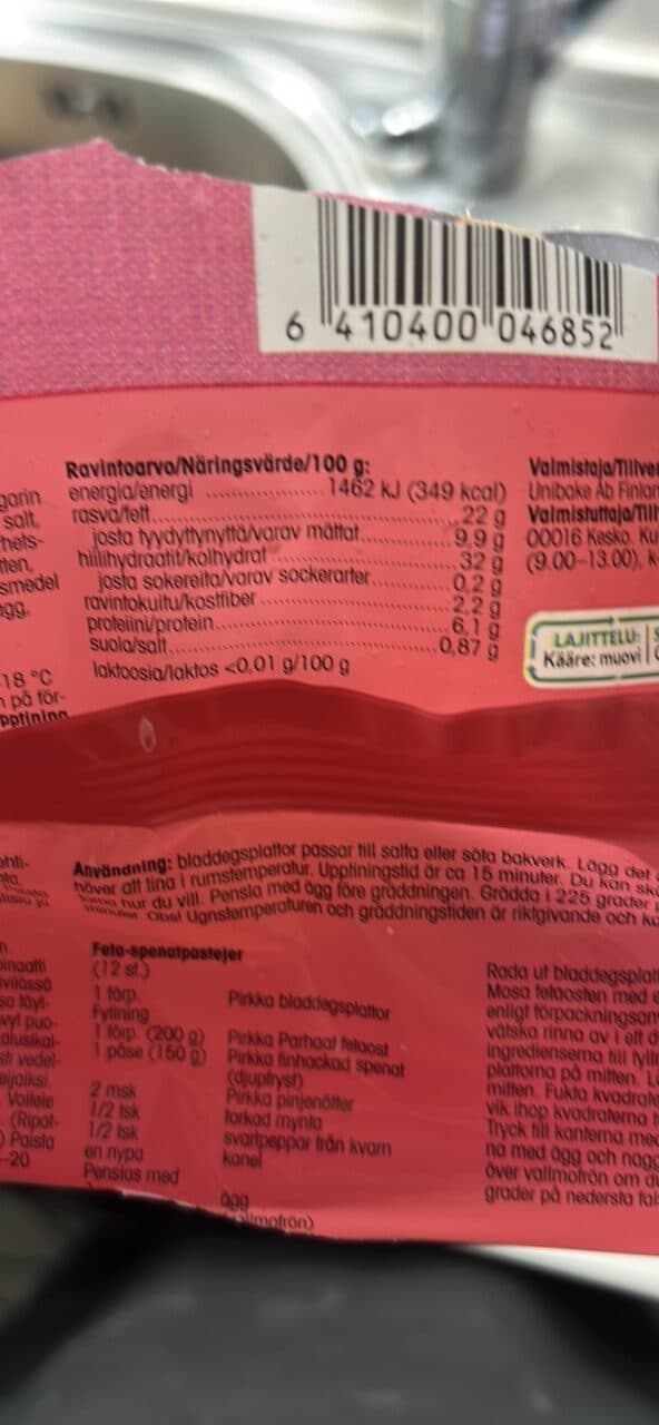 Pirkka Lehtitaikinalevyt packshot
