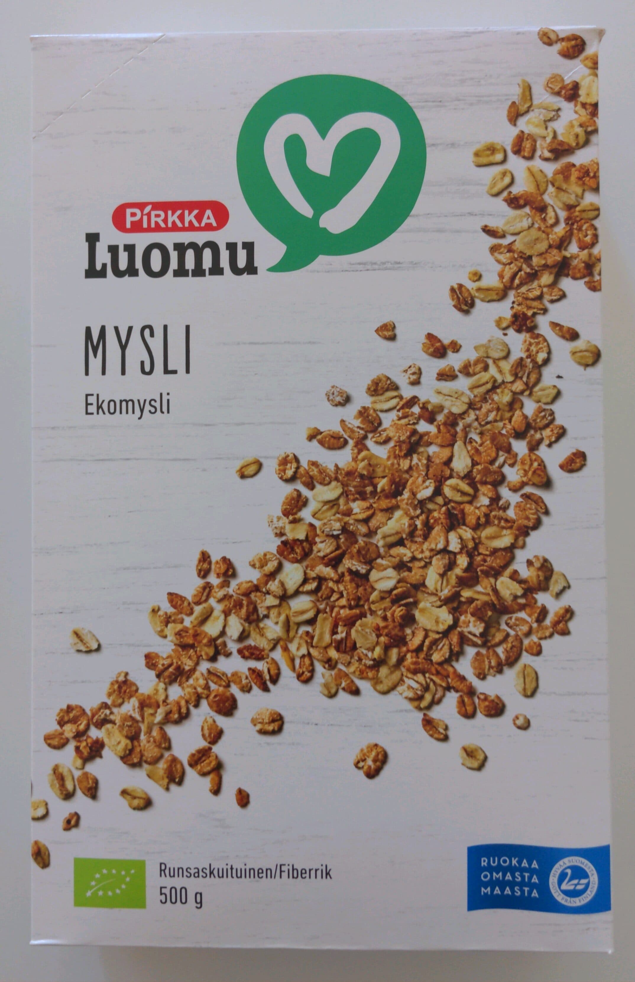 Pirkka Luomumysli packshot
