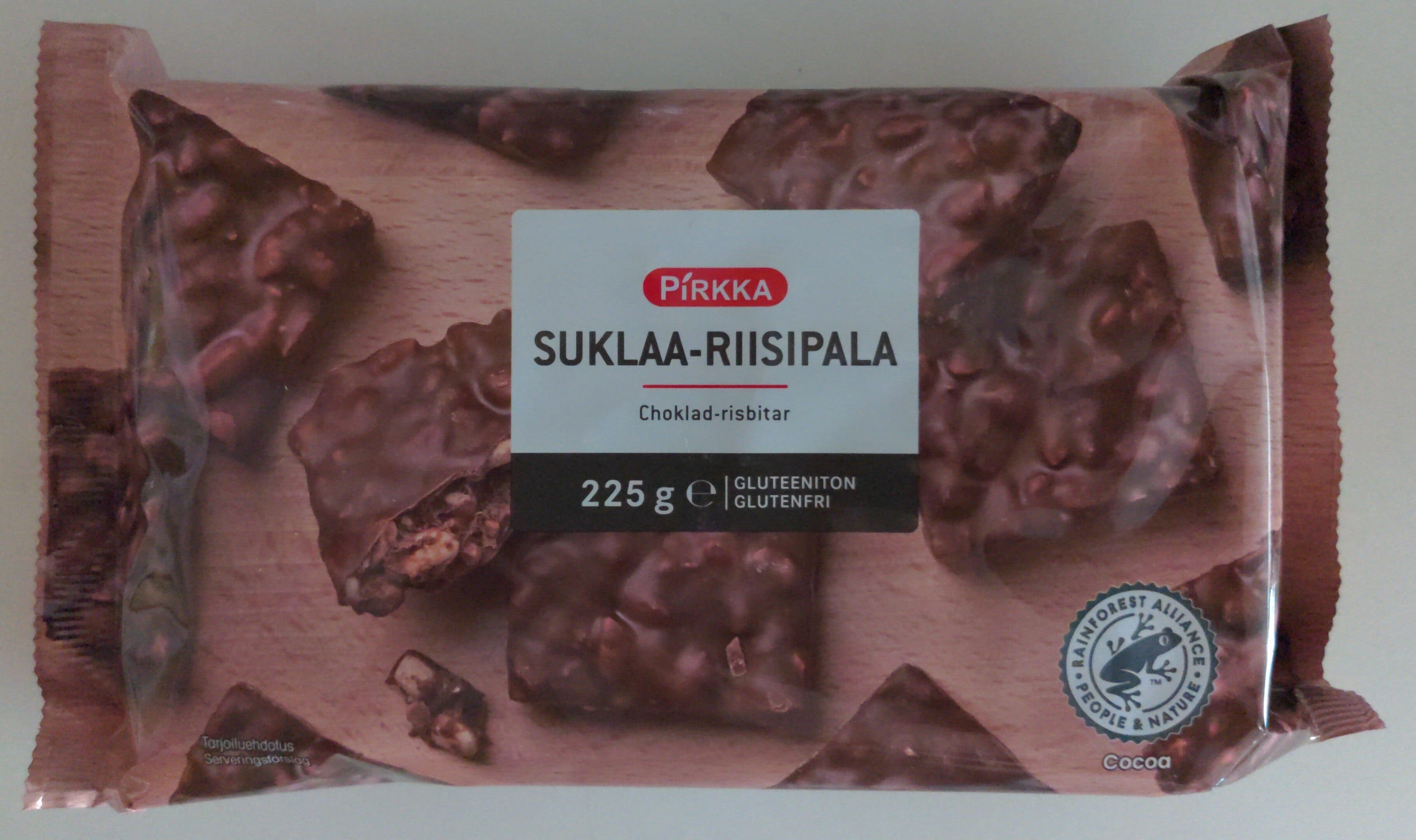 Pirkka Suklaa-riisipala packshot