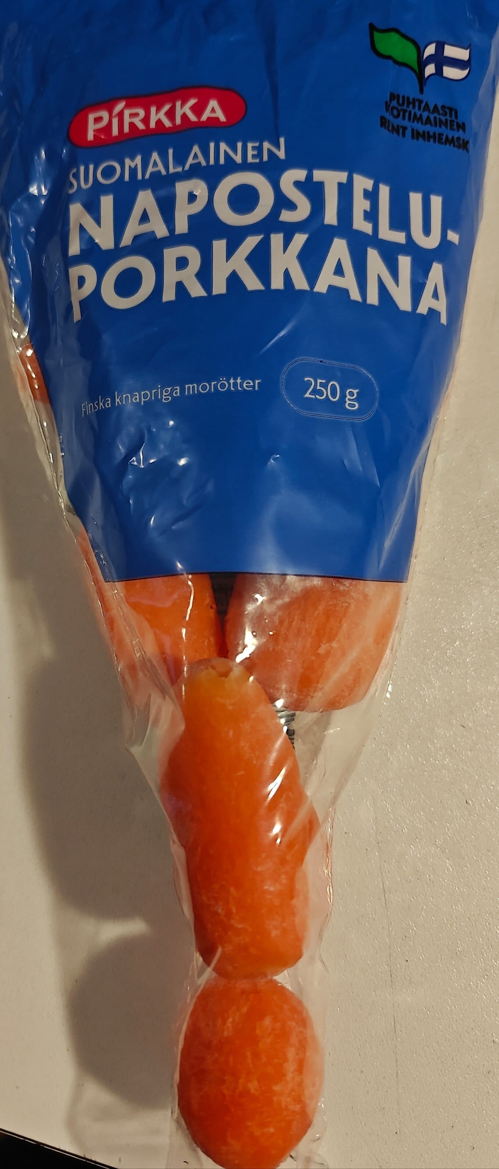 Pirkka Suomalainen naposteluporkkana packshot
