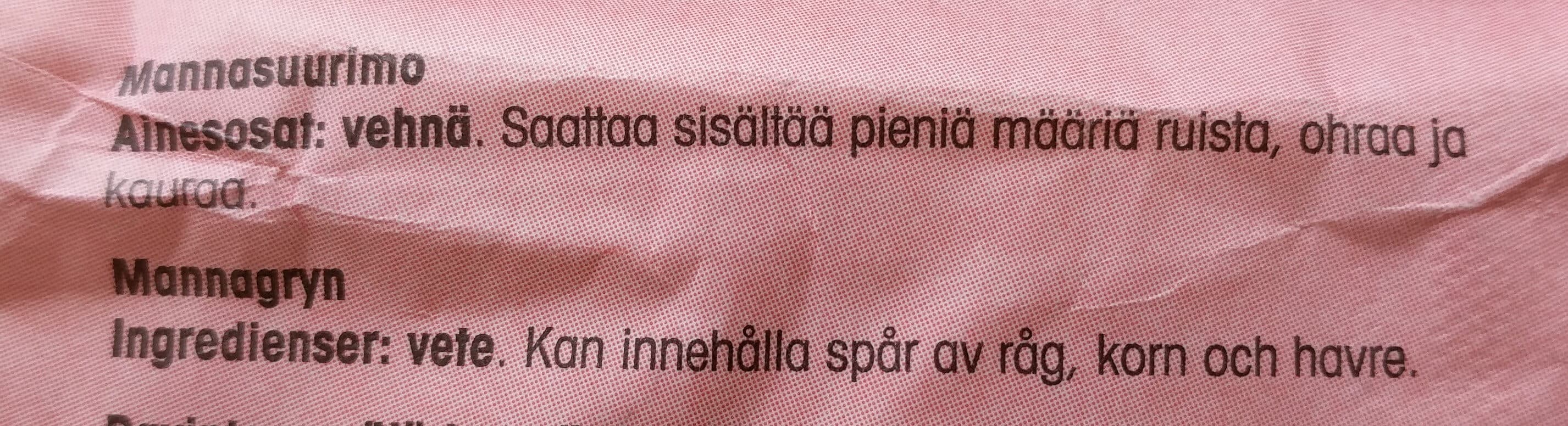 Pirkka Suomalainen mannasuurimo packshot